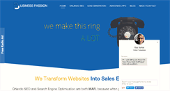 Desktop Screenshot of businesspassion.com