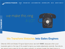 Tablet Screenshot of businesspassion.com